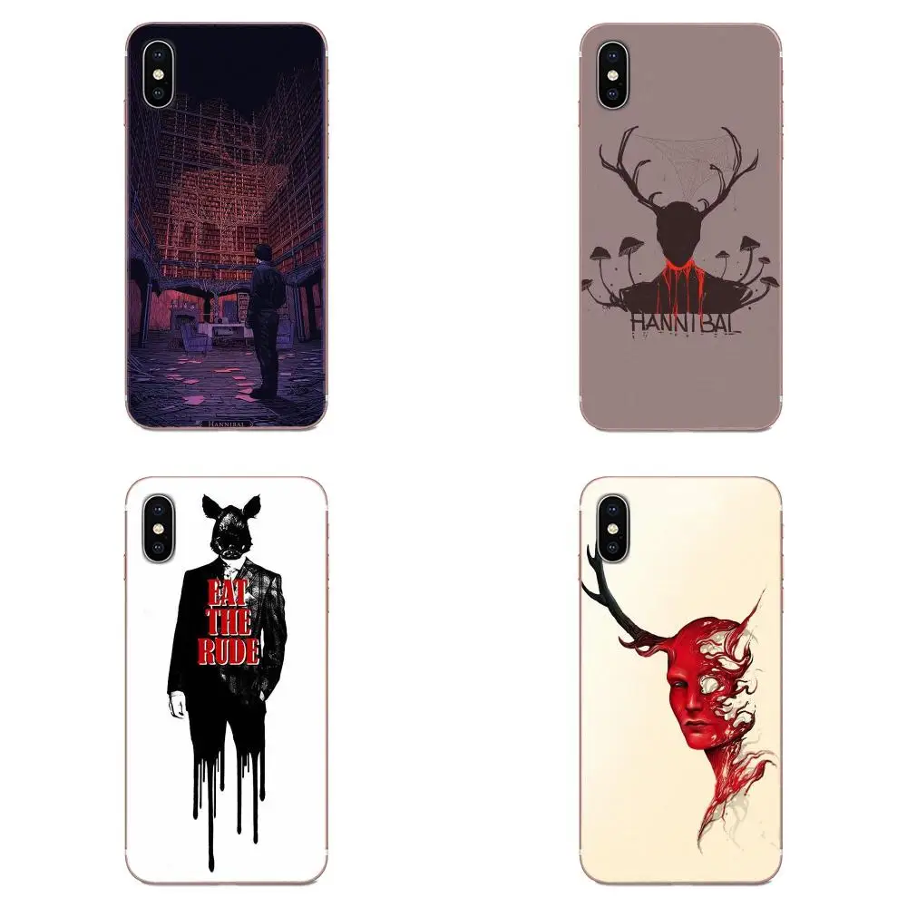 Мягкий ТПУ 2017 новое поступление Hannibal eat the rude для samsung Galaxy Note 5 8 9 S3 S4 S5 S6 S7 S8 S9 S10 5G mini