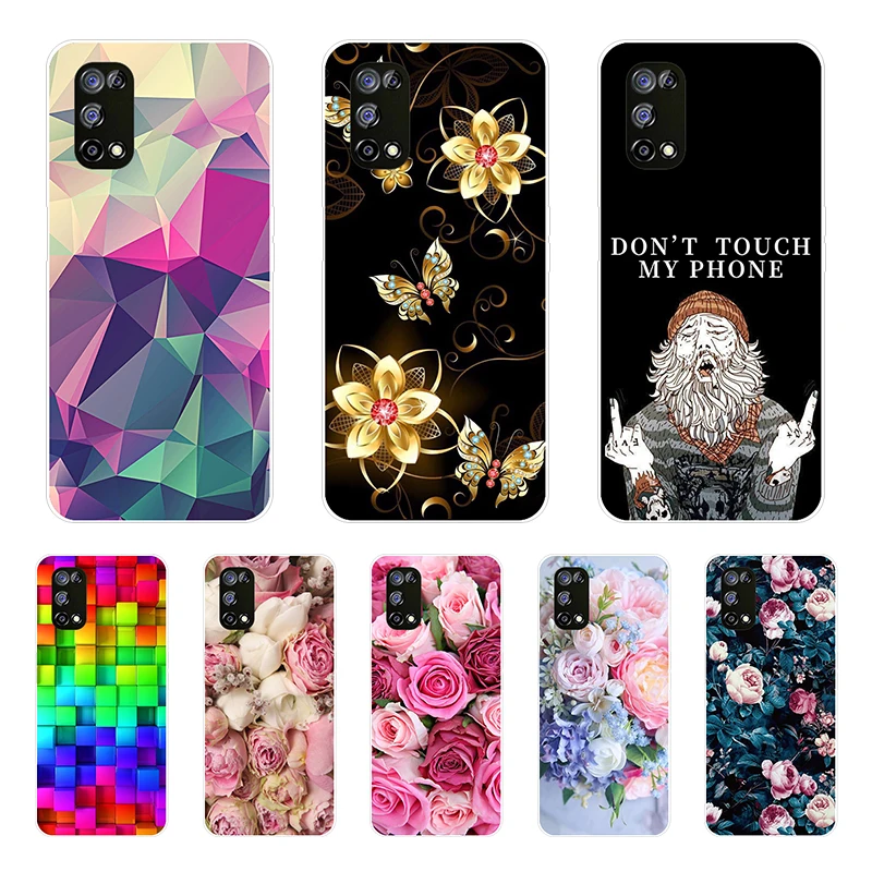 Чехол для OPPO Realme 7 5G, силикон, мягкий ТПУ, чехол для телефона Realme V5 5G, модный бампер RealmeV5, 6,5 дюйма, Realme7 5G