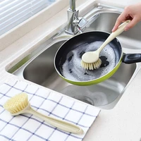 pot brush kitchen long handle brush household cleaning can be hung multi function sink brush