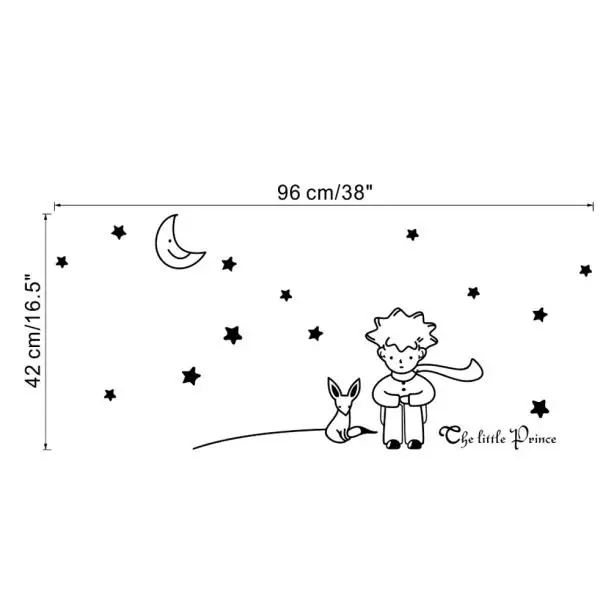 

Stars Moon The Little Prince Boy Wall Sticker Home Decor Wall Decals Bk Home Decoration Accessories Pegatinas De Pared