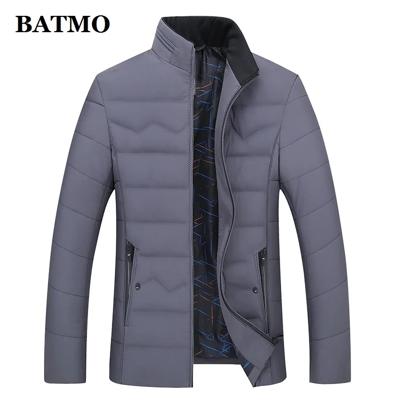 BATMO 2019 Новое поступление Зима 90% белый куртки-пуховики для мужчин мужские