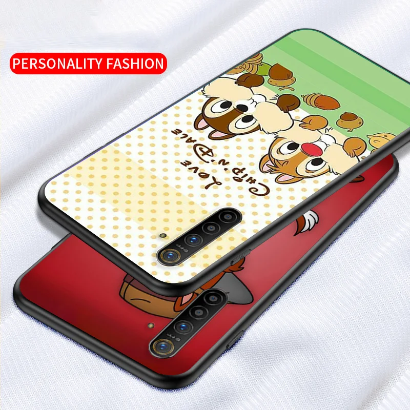 disney cartoon animation cute chip dale for oppo a93 a92 a73 a53s a52 a32 a31 a12e a1k find x2 x3 pro lite neo black phone case free global shipping