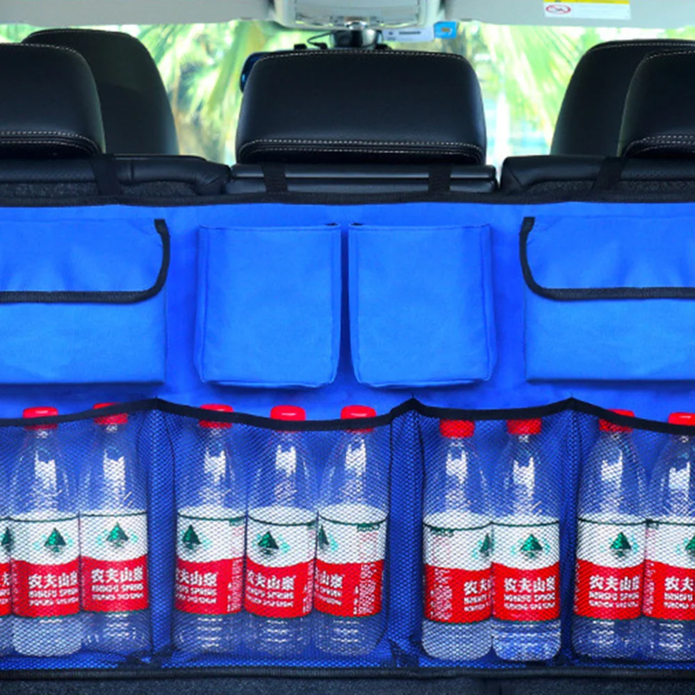 

Backseat Organizer Car Auto Trunk Hanging Organizer Cargo Storage Bag (Black)