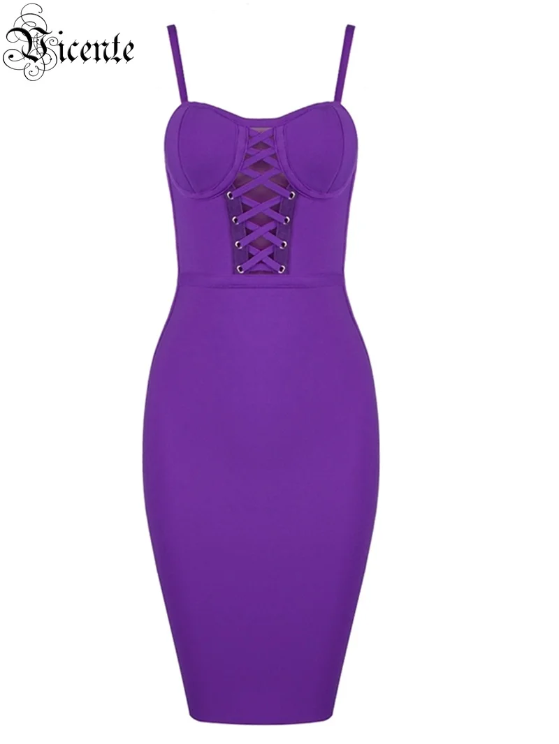 Женское платье на бретелях-спагетти до колена | Женская одежда