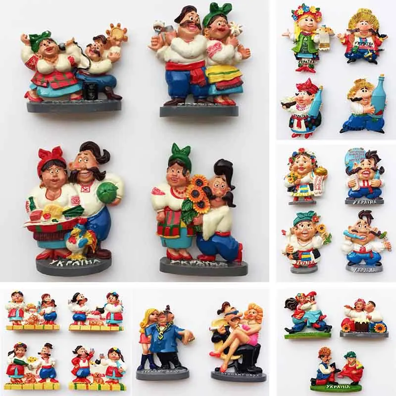 Украинские магниты на холодильник российский туризм сувенир украинский русский