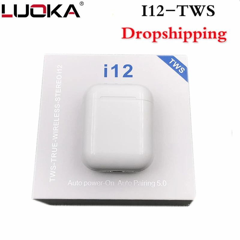 I12 TWS Bluetooth 5,0 наушники стерео гарнитура двойные звонки умные сенсорные наушники Pk I9S I10 I11 Tws для Android IOS смартфон