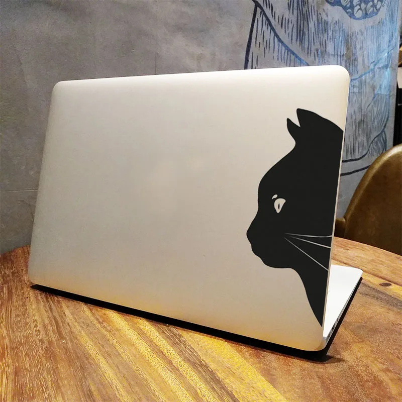 Черная Кошка наклейки для ноутбука Apple Macbook Pro 16 &quotAir Retina 11 12 13 14 15 дюймов HP Dell Mac Book