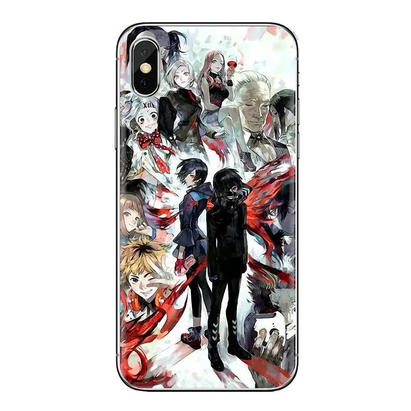 For Xiaomi Redmi 4A S2 Note 3 3S 4 4X 5 Plus 6 7 6A Pro Pocophone F1 TPU Transparent Bag Case tokyo ghoul kirishima touka Kaneki |