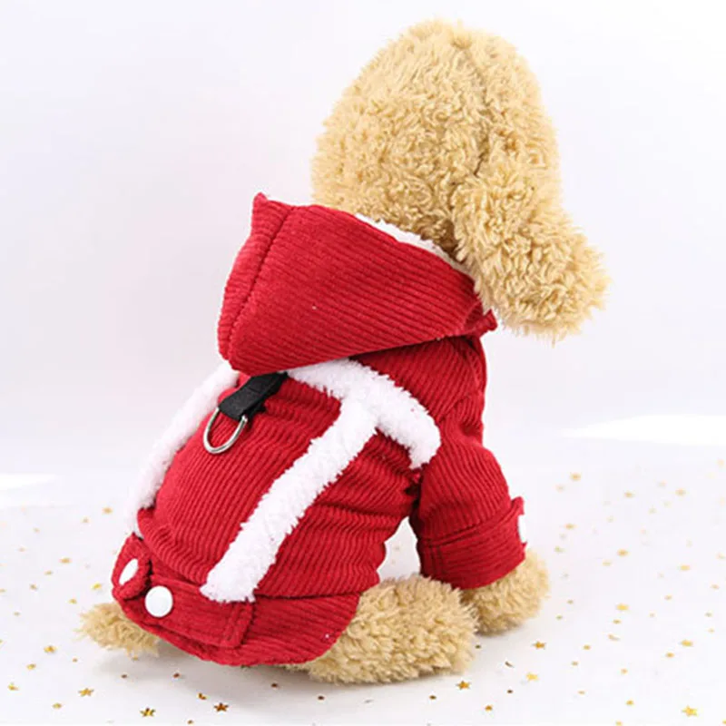 Одежда для собак 2019 зимнее вельветовое пальто собаки теплая куртка маленьких