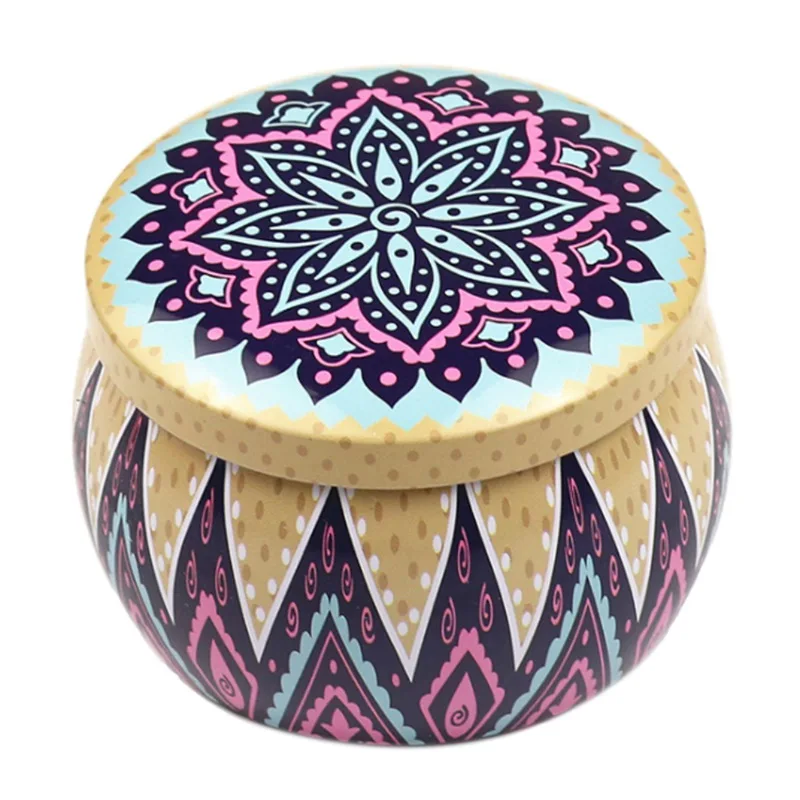 Органайзер в форме барабана коробка для конфет и печенья жестяная розового