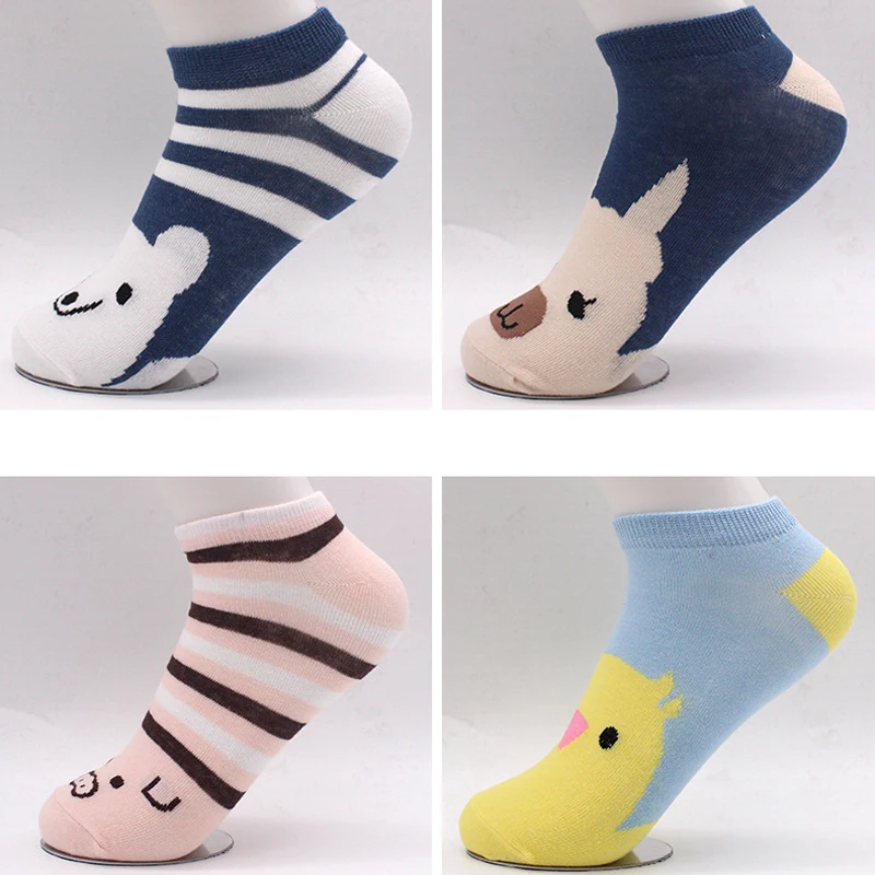 Прямые женские носки Elifashion с большим картонным рисунком Летние удобные