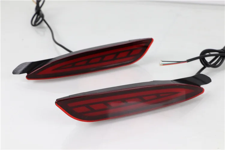 1 пара светодиодный задний фонарь тормозной светильник бампер декоративная