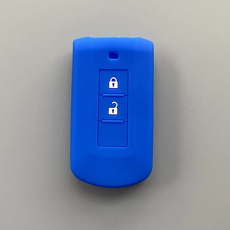 Чехол для автомобильного ключа Mitsubishi L200 ASX Outlander 3 Eclipse Cross Pajero Sport Lancer Key 2 кнопки -