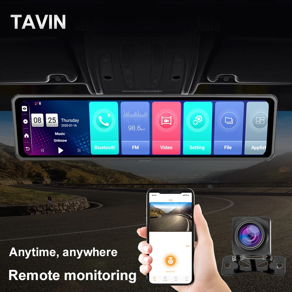 Автомобильный видеорегистратор 3 в 1 4G Android 1080 GPS ADAS P 4 + 32 ГБ | Автомобили и