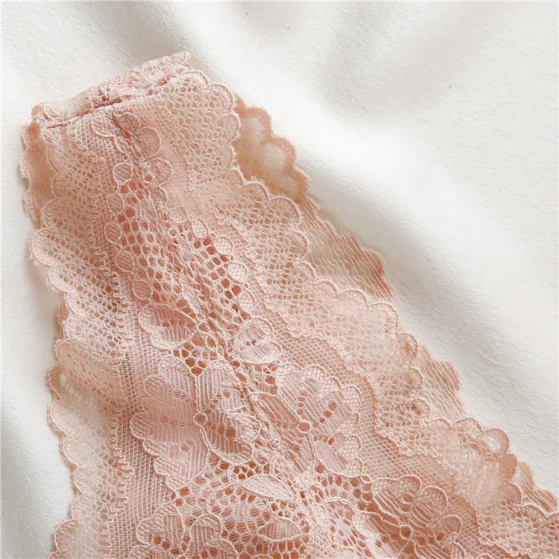 Flame of dream Silk Back Bra Lace Sexy  Underwear Silk Bra 21-951