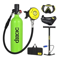 dideep 1l scuba diving cylinder mini oxygen tank set respirator air tank for snorkeling breath diving equipment black x4000 pro