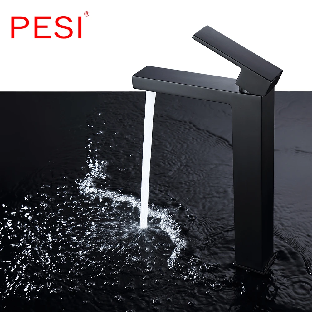 Bathroom Basin Faucet Brushed Gold &amp Black Brass Single Hole Water Mixer Tap Sink Hot Cold Tap. | Обустройство дома