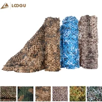 loogu single layer white woodland camouflage nets army military camo netting outdoor hunting sun shelter party decor hiding mesh