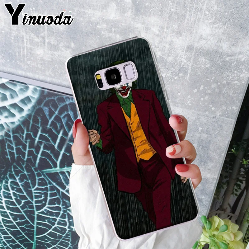 Yinuoda Джокер кино аксессуары для телефона чехол для samsung S9 S9 плюс S10 S6 S6edge S10plus S7 S7edge S8 S8plus