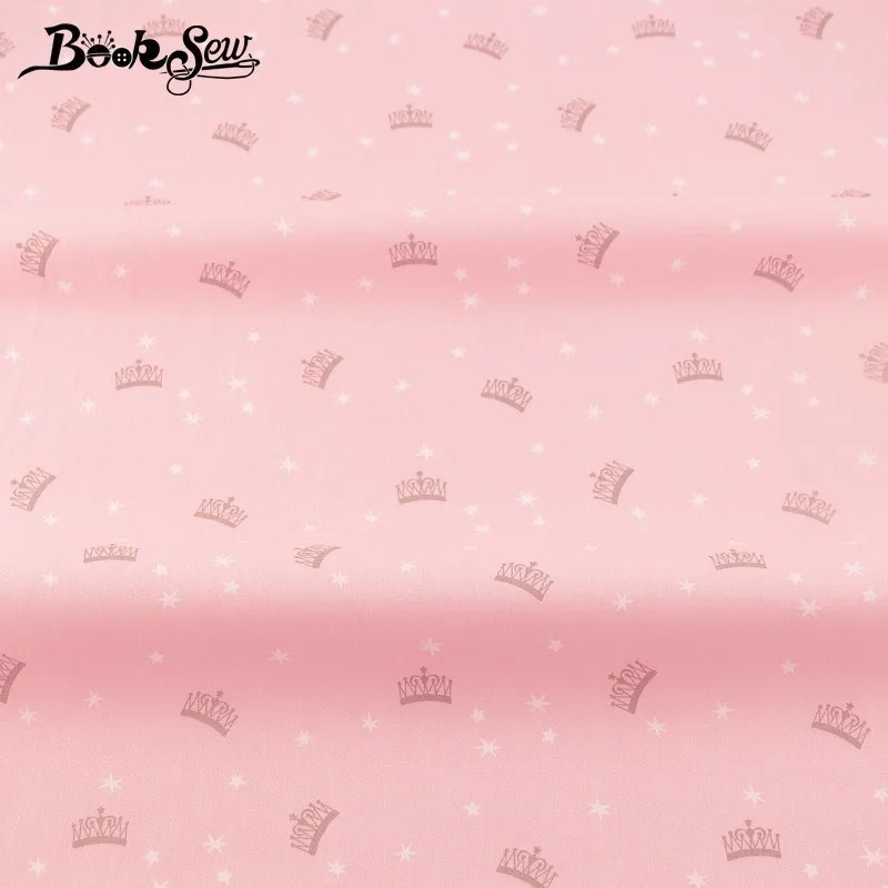 Booksew хлопок саржевая Ткань Домашний текстиль банан мультфильм дизайн швейная розовая ткань детская простыня Лоскутная DIY Tissu Tecido