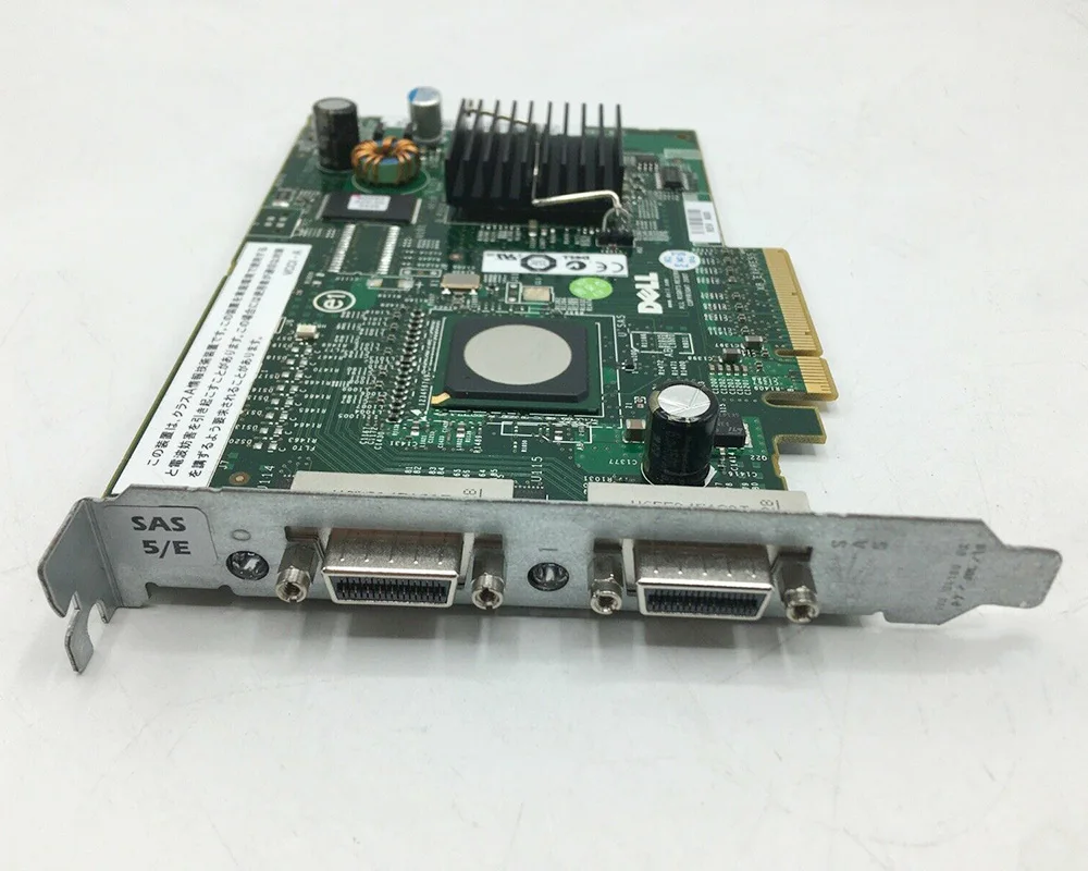 Вытянутый M778G FD467 PERC 5/E PCIe HBA SAS двухканальный Raid-контроллер для MD3000 | Компьютеры и