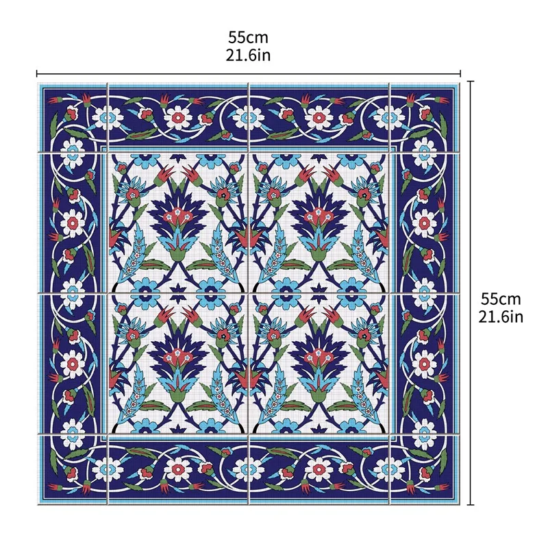 55X55Cm марокканские столешницы тканевые настенные наклейки съемные самоклеящиеся