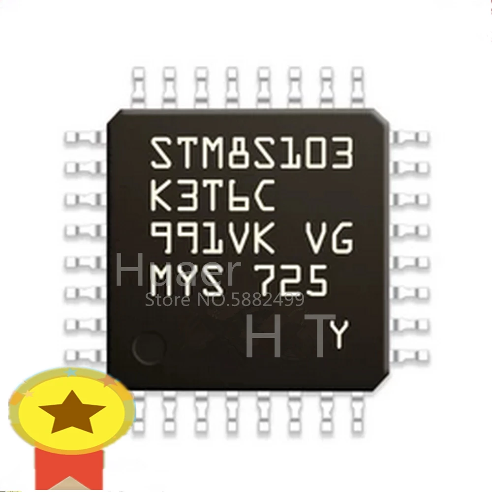 6 шт./лот STM8S103K3T6C STM8S103 QFP32 в наличии