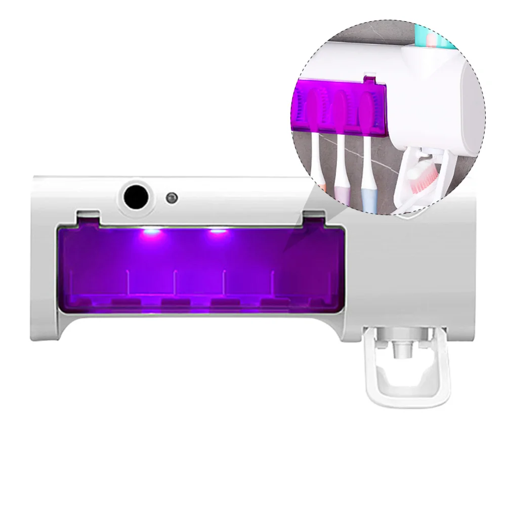

1 Set of Toothbrush Sterilizer Free Punch Toothbrush Rack Holder