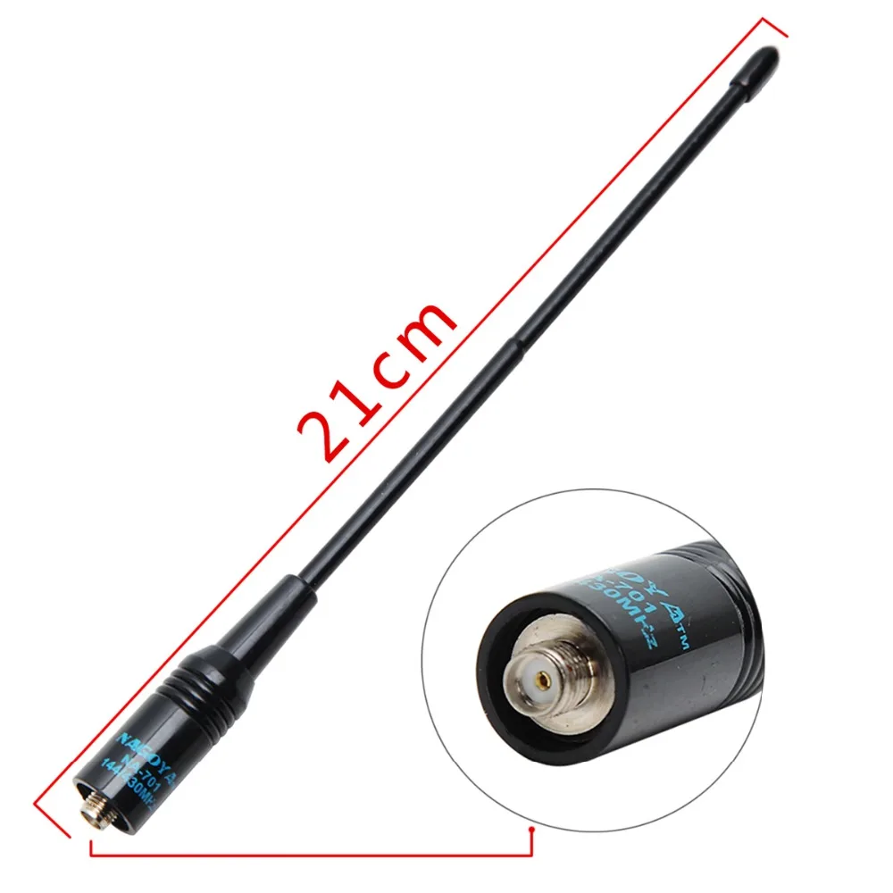 Original Nagoya NA-701 SMA-Female Antenna UHF VHF Dual Band Antena for Baofeng UV-5R UV-82 BF-888S Walkie Talkie NA701 Antennas