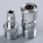 2 шт.комплект, пневматические детали SM40 + PM40, еврошланг для воздушной линии коннектор компрессора, быстроразъемный 12 дюйма, BSP, Соединитель с наружной резьбой, детали, инструменты