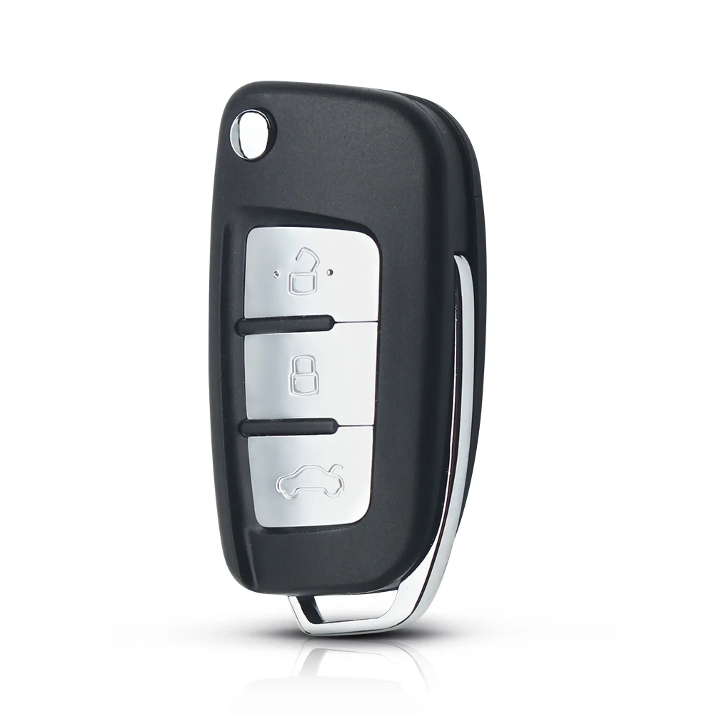 Складной пульт дистанционного управления KEYYOU с 3 кнопками для Ford Focus Fiesta C Max S Ka Mondeo
