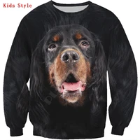 gordon setter sweatshirt 3d printed hoodies pullover boy for girl long sleeve shirts kids funny animal sweatshirt