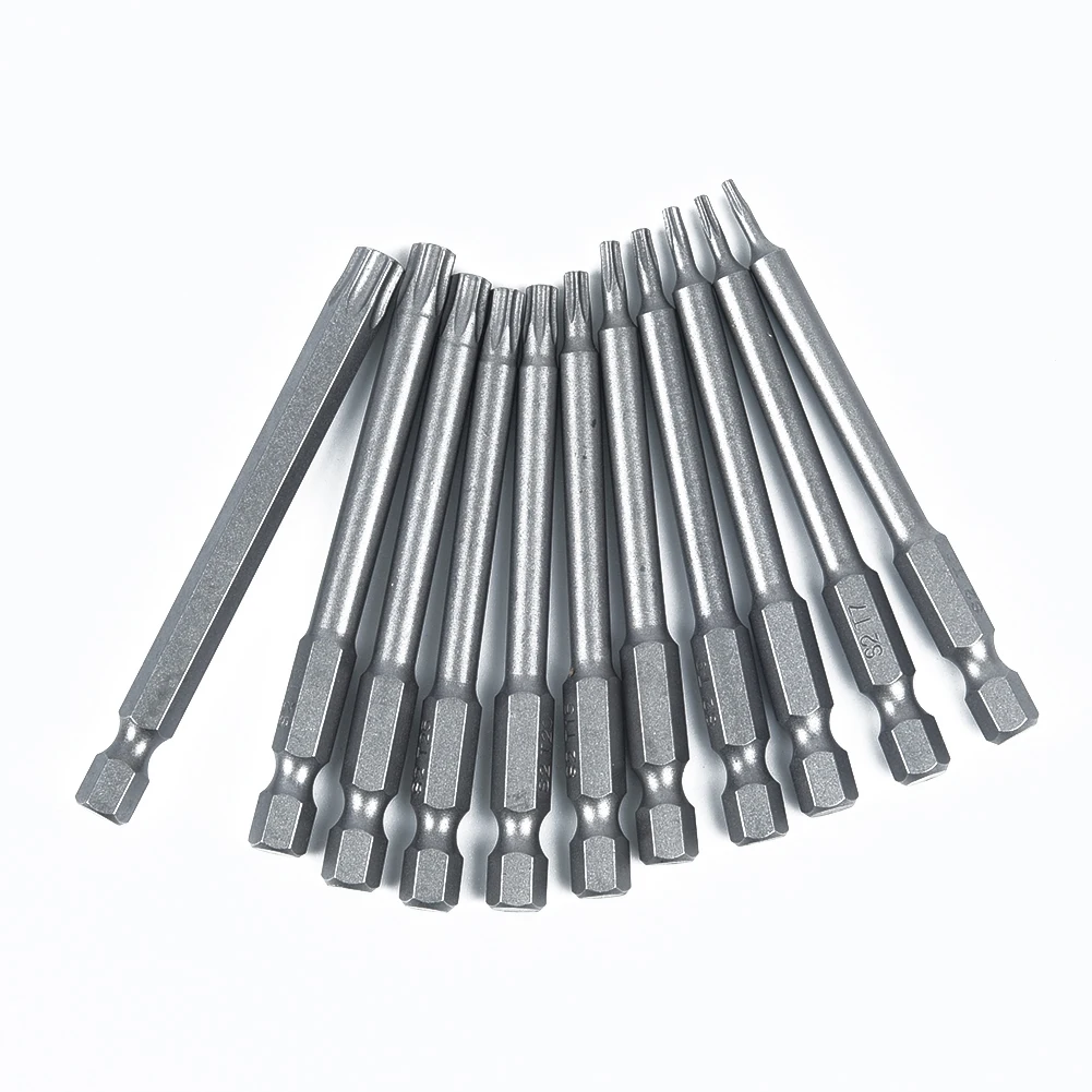 

11pcs 75mm Magnetic Steel Hex Screwdriver Bits Set Hand Tool Screw Driver Kit