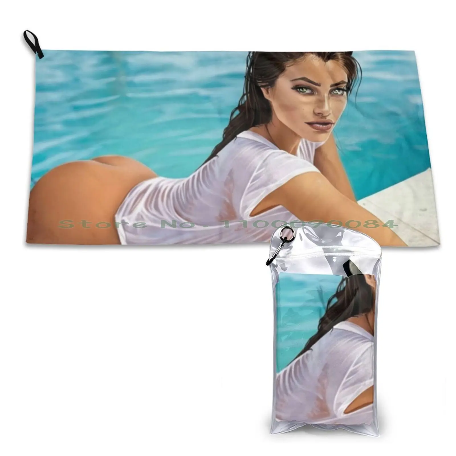 

Удивительная влажная сексуальная девушка плавает в бассейне быстросохнущее полотенце для спортзала Спортивная Ванна портативная Кул Куал...