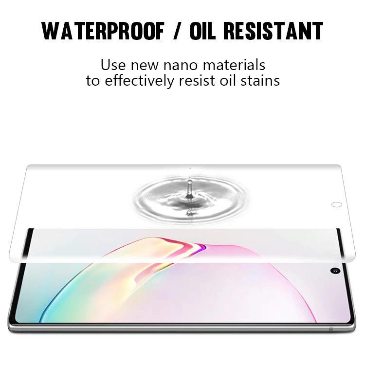 Note10 Plus стекло для камеры+ передняя и задняя 9D Гидрогелевая пленка для samsung Galaxy Note 10 Note10 Pro Защитная мягкая пленка для экрана