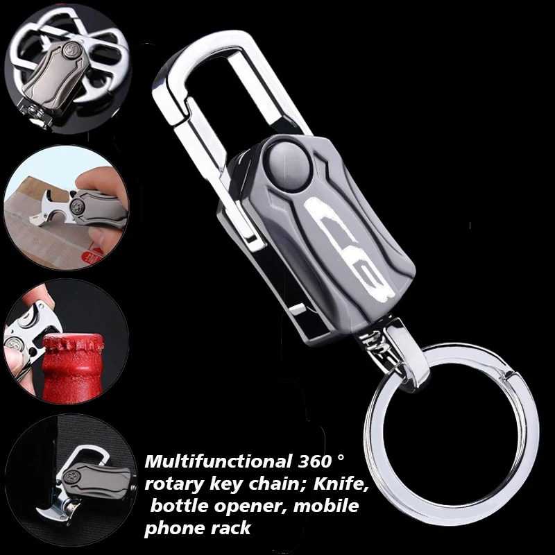 

Motorcycle Keychain Alloy Keyring with Logo Key ring for Honda CB125R CB150R CB190R CB250R CB300R CB400 CB500X CB500R CB