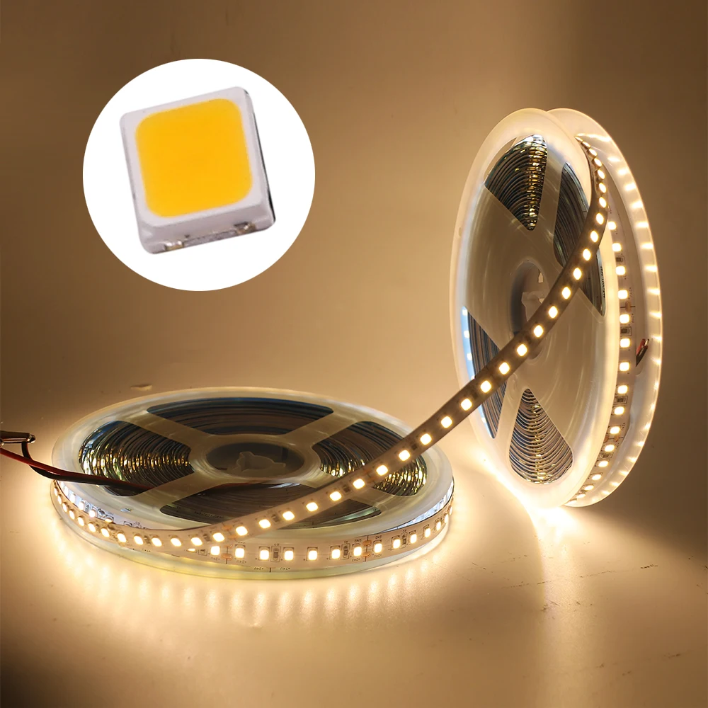 

5M LED Strip Light DC12V 24V SMD2835 Flexible LED Tape 240 LEDs/M Waterproof LED Strip Ribbon for Home Decoration