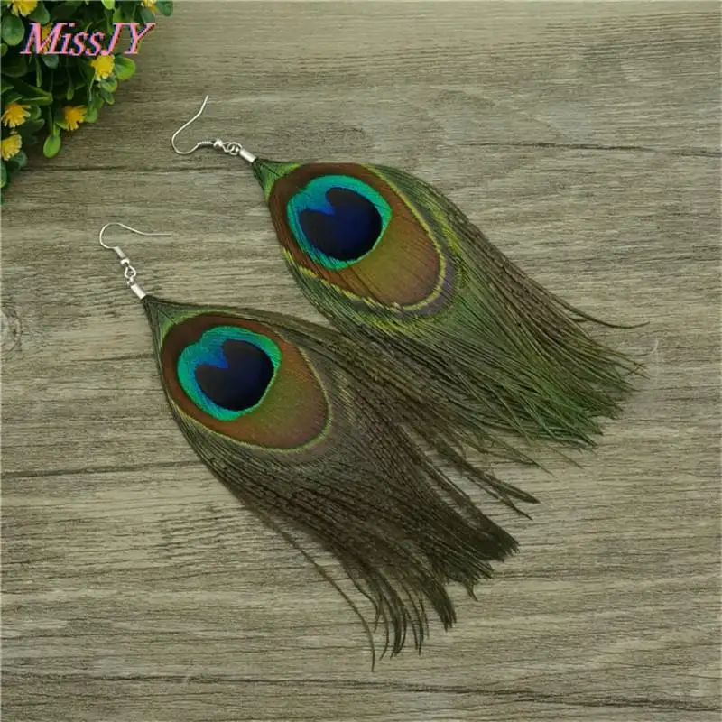 1 пара длинные висячие серьги с кристаллами | Украшения и аксессуары