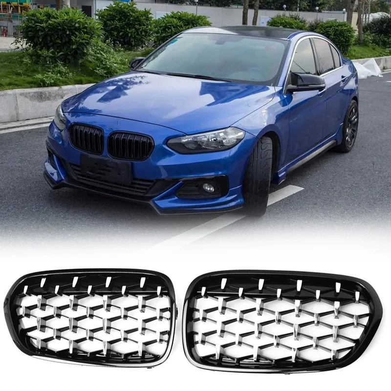 

Car Diamond Front Kidney Grille Replacement For-BMW F52 118I 120I 17-20