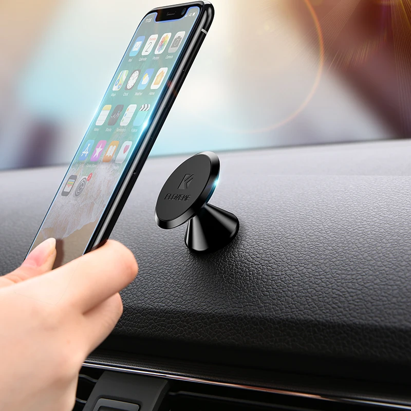 Магнитный автомобильный держатель для телефона FLOVEME iPhone Xiaomi Air Mount 360 градусов
