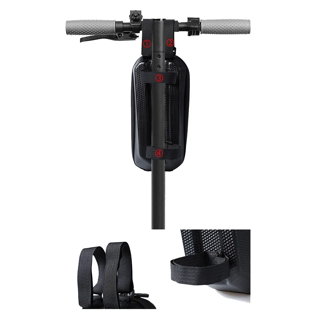 Сумка для скутера из ПУ кожи водонепроницаемая вместительная сумка