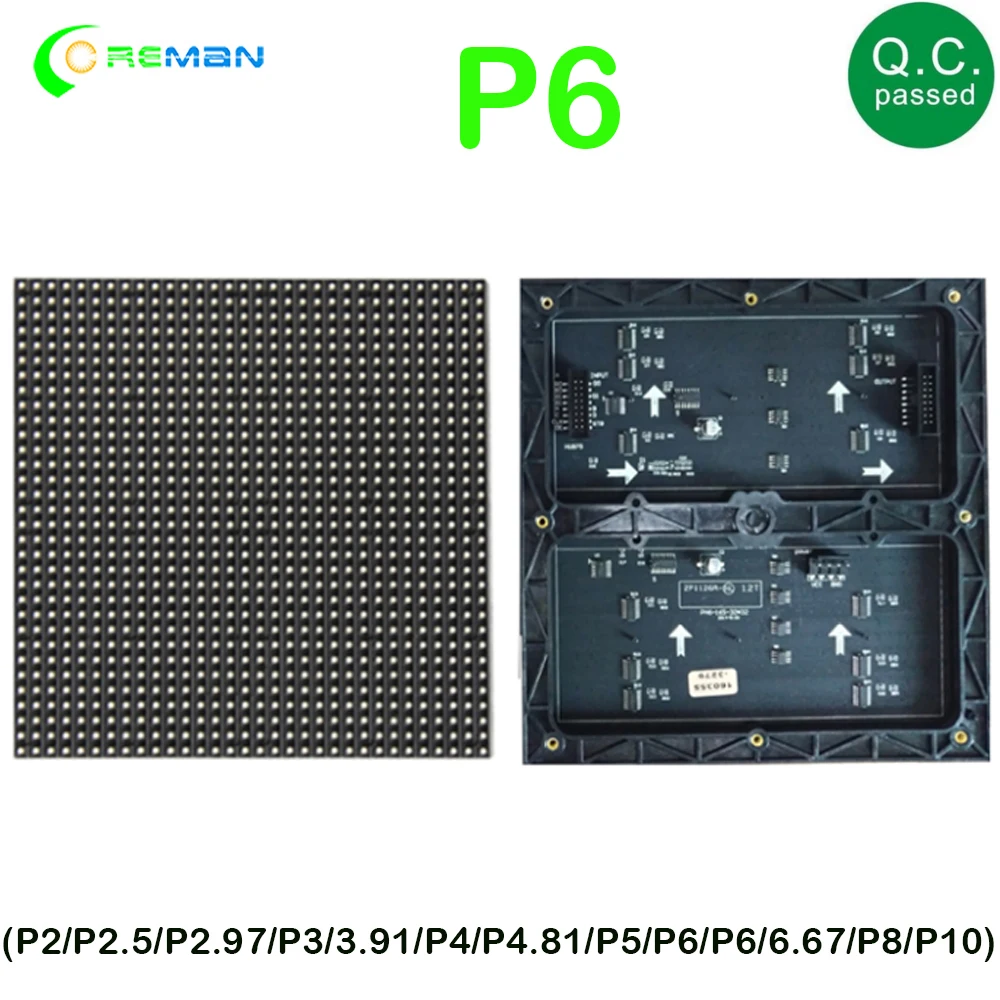 Светодиодный модуль SMD3528 P6 цена rgb led матрицы полноцветный 192X192mm матрица|video wall|p6