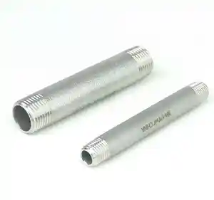 64 бар 18 дюйма 14 дюйма 38 дюйма 12 дюйма 34 дюйма 1 дюйм 1,2 дюйма 1,5 дюйма 304 дюйма 2 дюйма NPT Male 100 нержавеющая сталь Длина цилиндра мм кованый фитинг для труб водяной газ