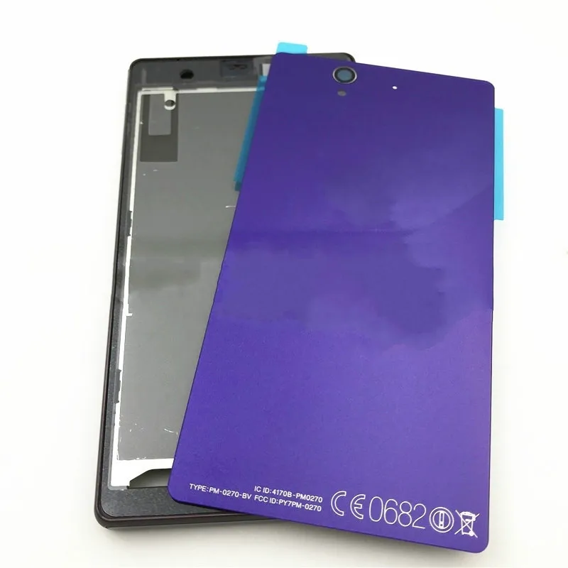 Полный корпус для Sony Xperia Z L36h C6602 C6603 Корпус Передняя рамка корпуса боковая полоса