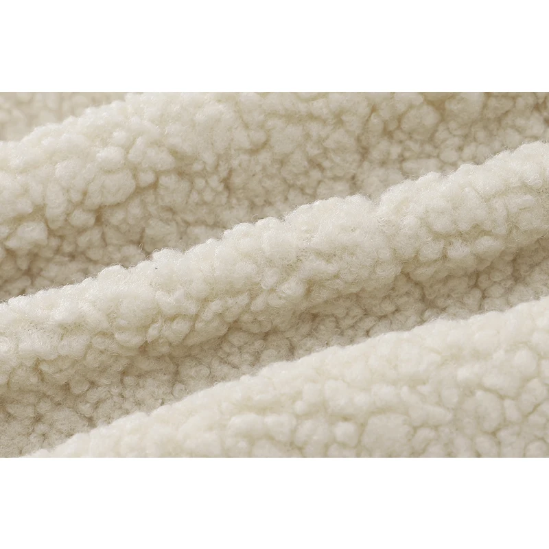 

Women Lamb Wool Faux Fur Coat Patchwork Denim Japanese And Korean Autumn Winter Warm Female Loose Casual Jacket Outerwear Tops