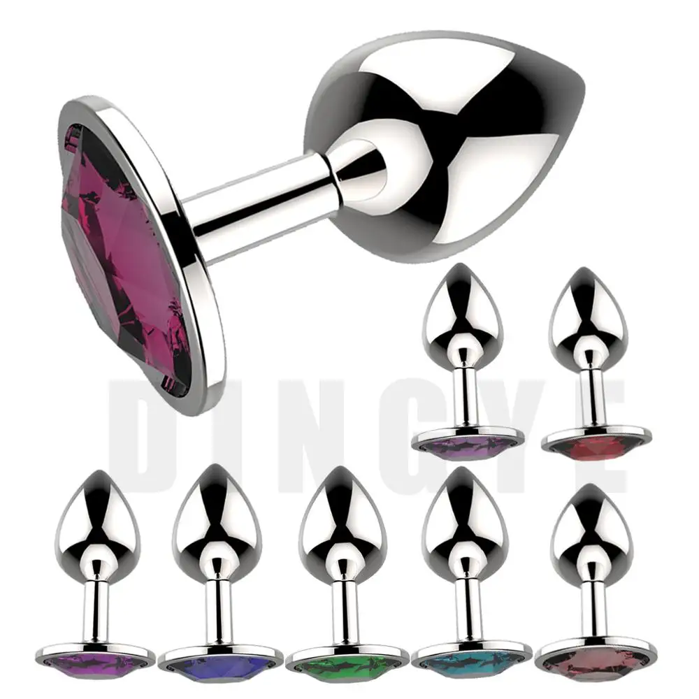 Анальная пробка секс игрушки из нержавеющей стали гладкая сталь анальная с