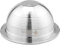 suitable for nespresso vertuo coffee capsules stainless steel reusable vertuoline pod