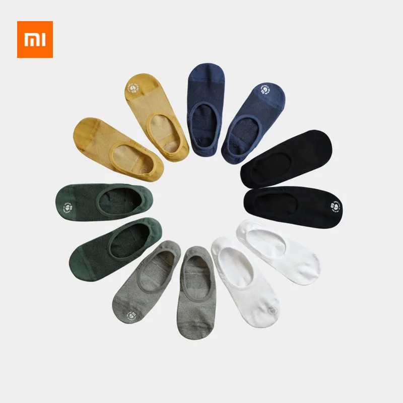 Xiaomi Mijia антибактериальные мужские носки-башмачки бактериостатические
