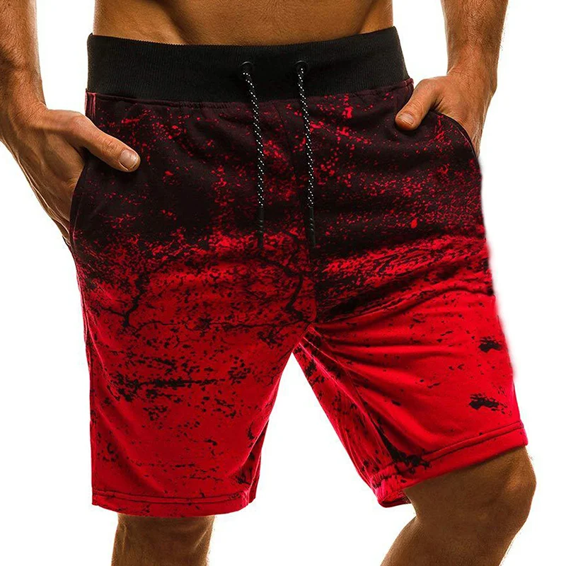

VICABO Mens Shorts Beach Casual Running Sports Shorts with Pocket Straight sweatpants men's clothing pantalones cortos hombre #w
