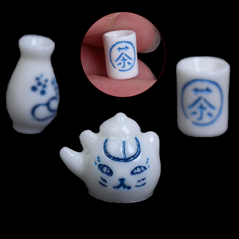 

1/3pcs Kitchen Mini Cute Tea Pot Cup Plate Set Pretend Play Girl for Doll Accessiores Dollhouse Decor Classic Toys Accessories -